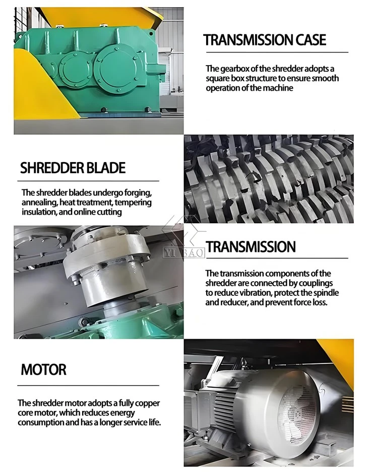 Machine Tree Waste Drum Shredder